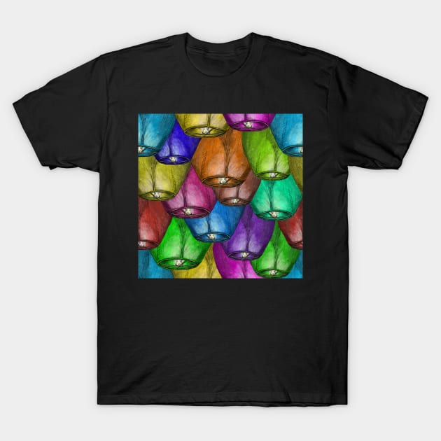 Lantern Festival T-Shirt by Greydn